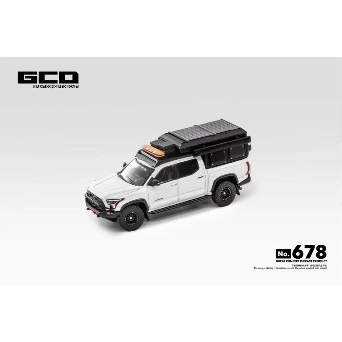 *PRE-ORDER* Toyota Tundra TRD PRO Camper with Accessories, 1:64 Scale (White) — image 2