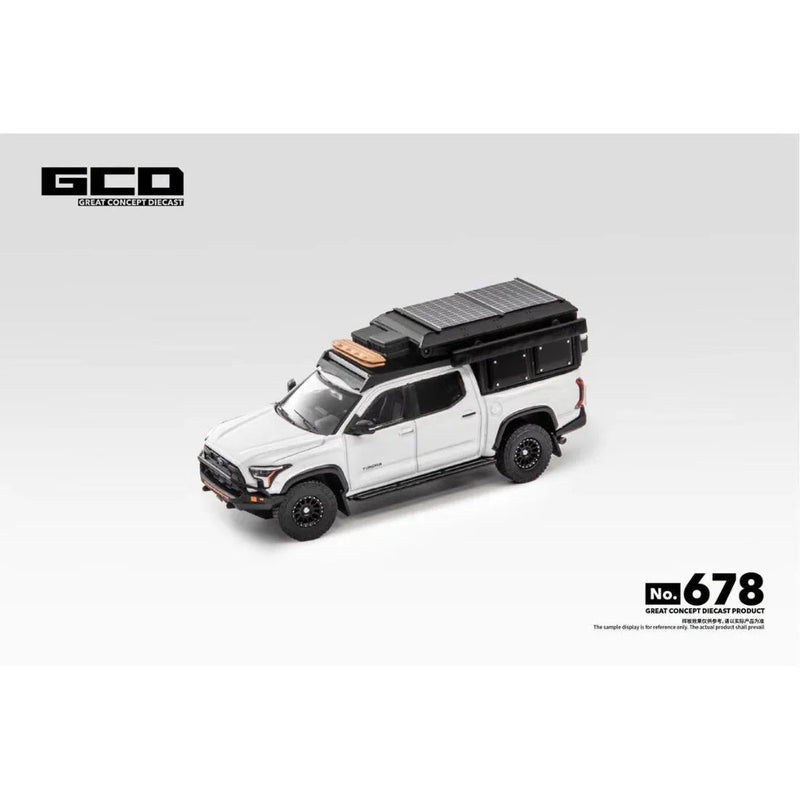 *PRE-ORDER* Toyota Tundra TRD PRO Camper with Accessories, 1:64 Scale (White) — image 2
