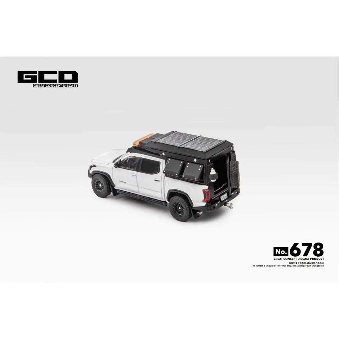 *PRE-ORDER* Toyota Tundra TRD PRO Camper with Accessories, 1:64 Scale (White) — image 4