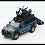 *PRE-ORDER* Toyota Sequoia TRD Pro with Boat, Bicycle & Other Accessories Included Magic Green, 1:64 Scale (Chameleon Green) — image 4