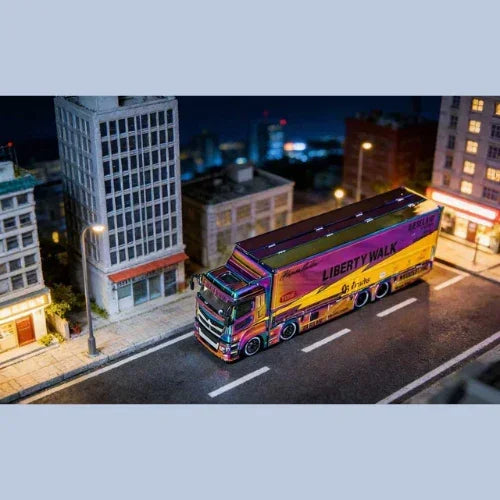 *HEC 2026* Liberty Walk Athlete Tone Mitsubishi Fuso Super Great, 1:64 Scale (Multicolor) — image 2