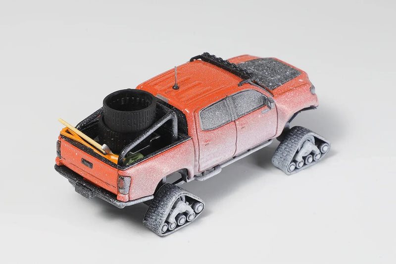 Toyota Tacoma LHD Snowflake AND Accessories, 1:64 Scale (Orange) — image 2