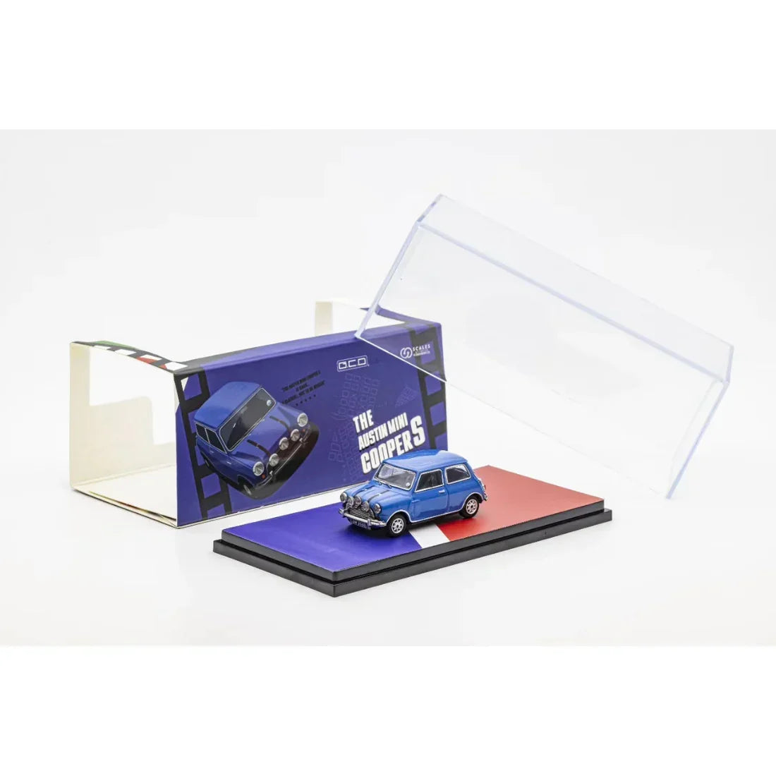 The Austin Mini Cooper S , 1:64 Scale (Blue) — image 1