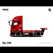*PRE-ORDER* UD Quon 2022 - Super Silhouette, 1:64 Scale (Red & Black) — image 2