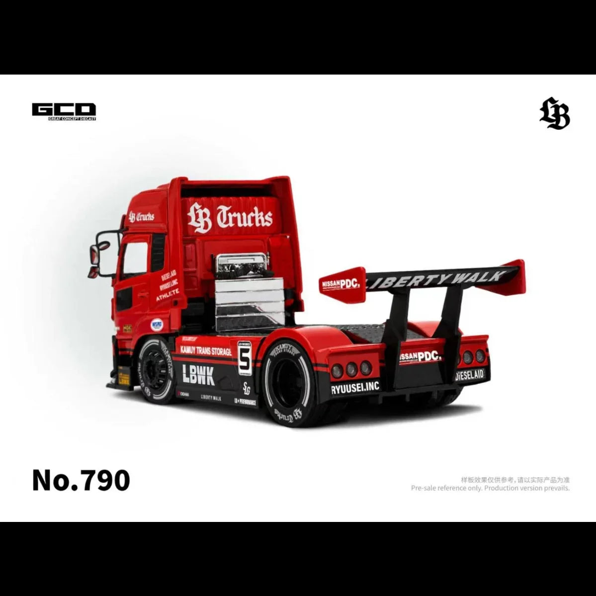 *PRE-ORDER* UD Quon 2022 - Super Silhouette, 1:64 Scale (Red & Black) — image 3