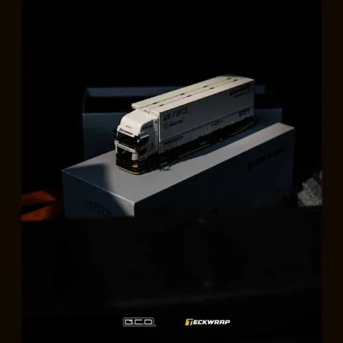 *HEC 2026* TeckWrap Air Force Hino Profia 2018, 1:64 Scale (Grey) — image 1