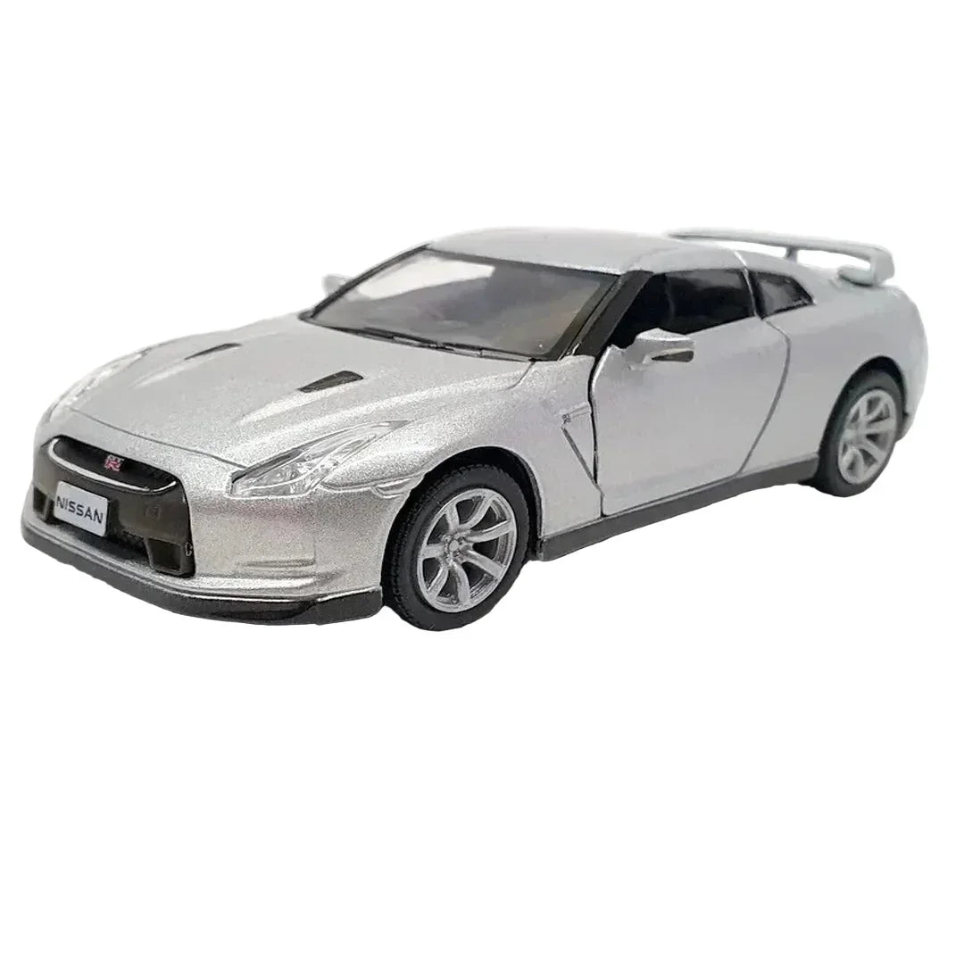 Nissan GT-R R35 2009, 1:36 Scale (Silver) — image 1