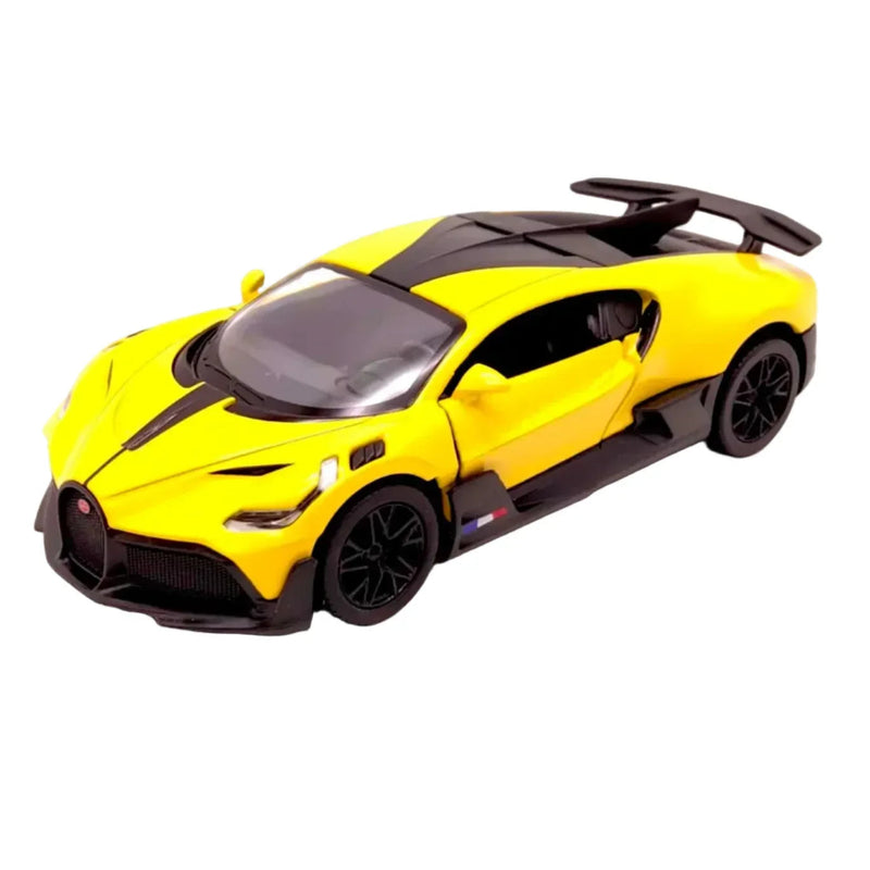 Bugatti Divo, 1:36 Scale (Yellow) — image 1