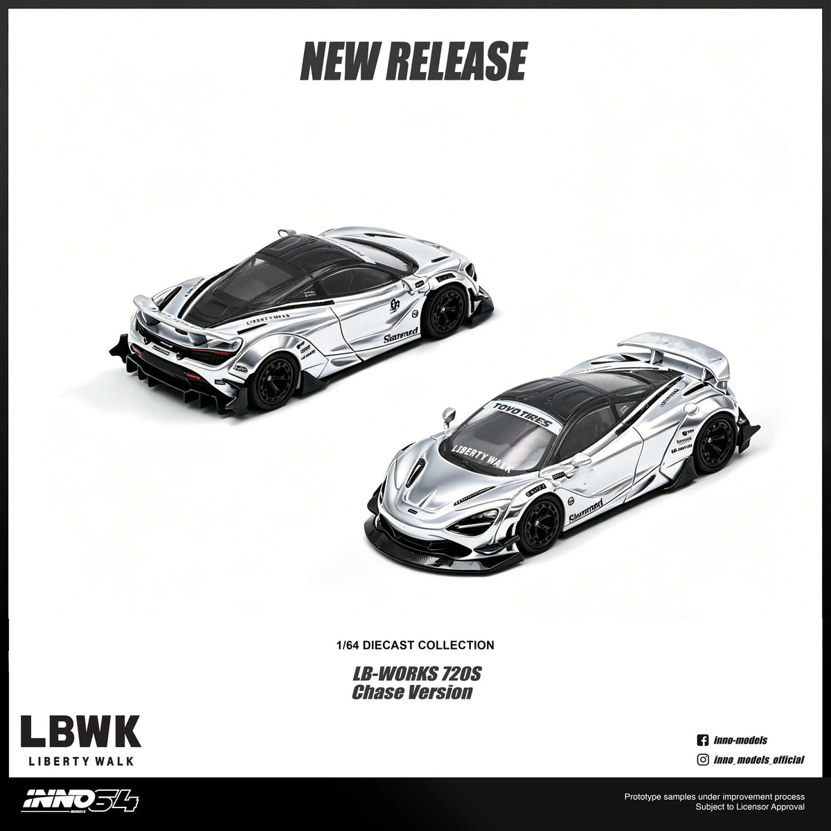 *PRE-ORDER* " Liberty Walk 720S (Chance of Chase Car) 1/6", 1:64 Scale — image 1