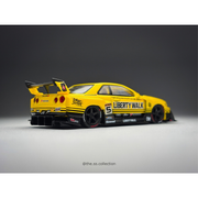 Nissan Skyline ER34 LBWK, 1:64 Scale (Yellow) — image 3