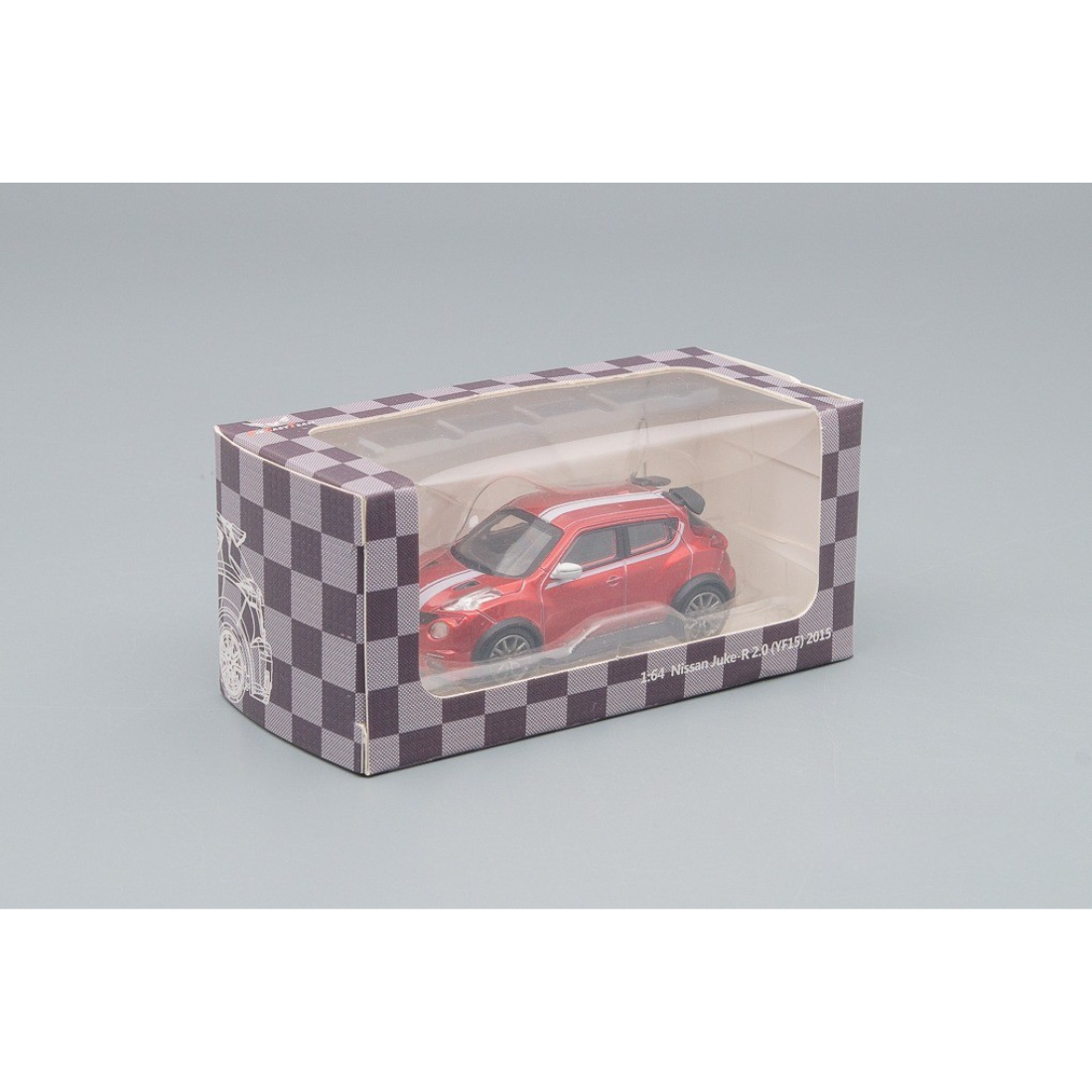 *PRE-ORDER* Nissan Juke-R , 1:64 Scale (Red with White Stripes) — image 3