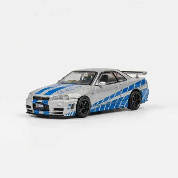 DieCast Team Nissan Nismo Skyline GT-R Z-Tune (R34), 1:64 Scale (Silver) — image 2