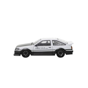 Toyota Corolla Levin GT-APEX (AE86) Panda (Black Hood), 1:64 Scale (Black & White) — image 2