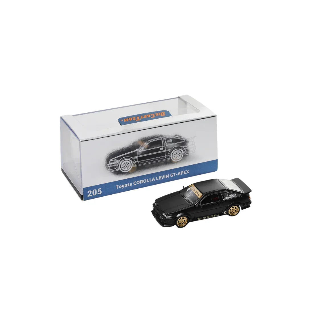 Toyota Corolla Levin GT-APEX (AE86), 1:64 Scale (Black) — image 1