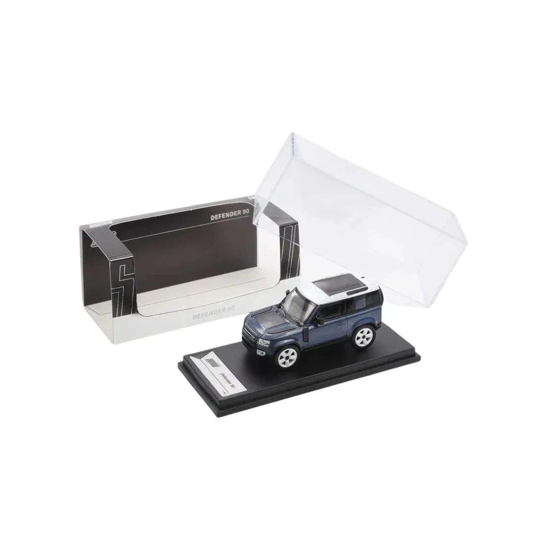Land Rover Defender 90 (Blue), 1:64 Scale — image 1