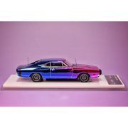 *PRE-ORDER* Dodge Charger 1969, 1:64 Scale (Chrome Magic Blue) — image 3