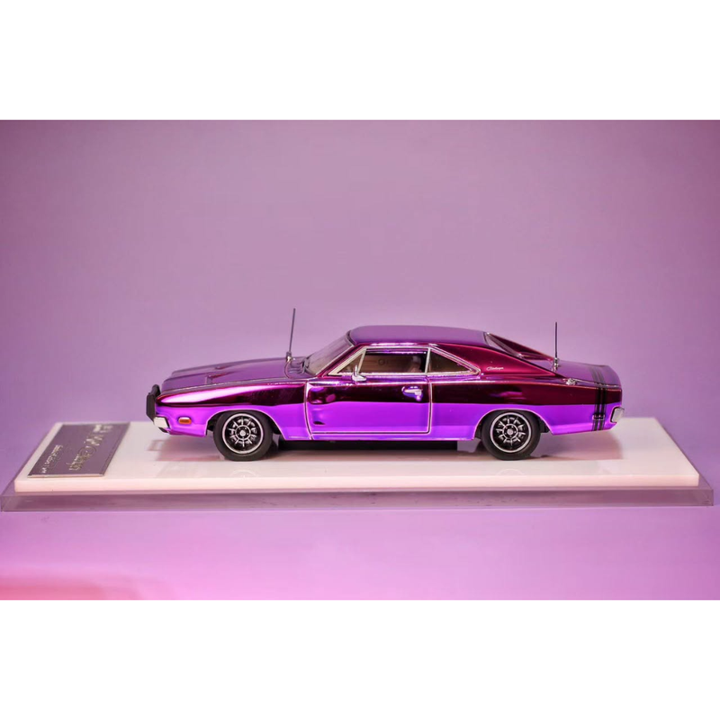 *PRE-ORDER* Dodge Charger 1969, 1:64 Scale (Chrome Purple) — image 2