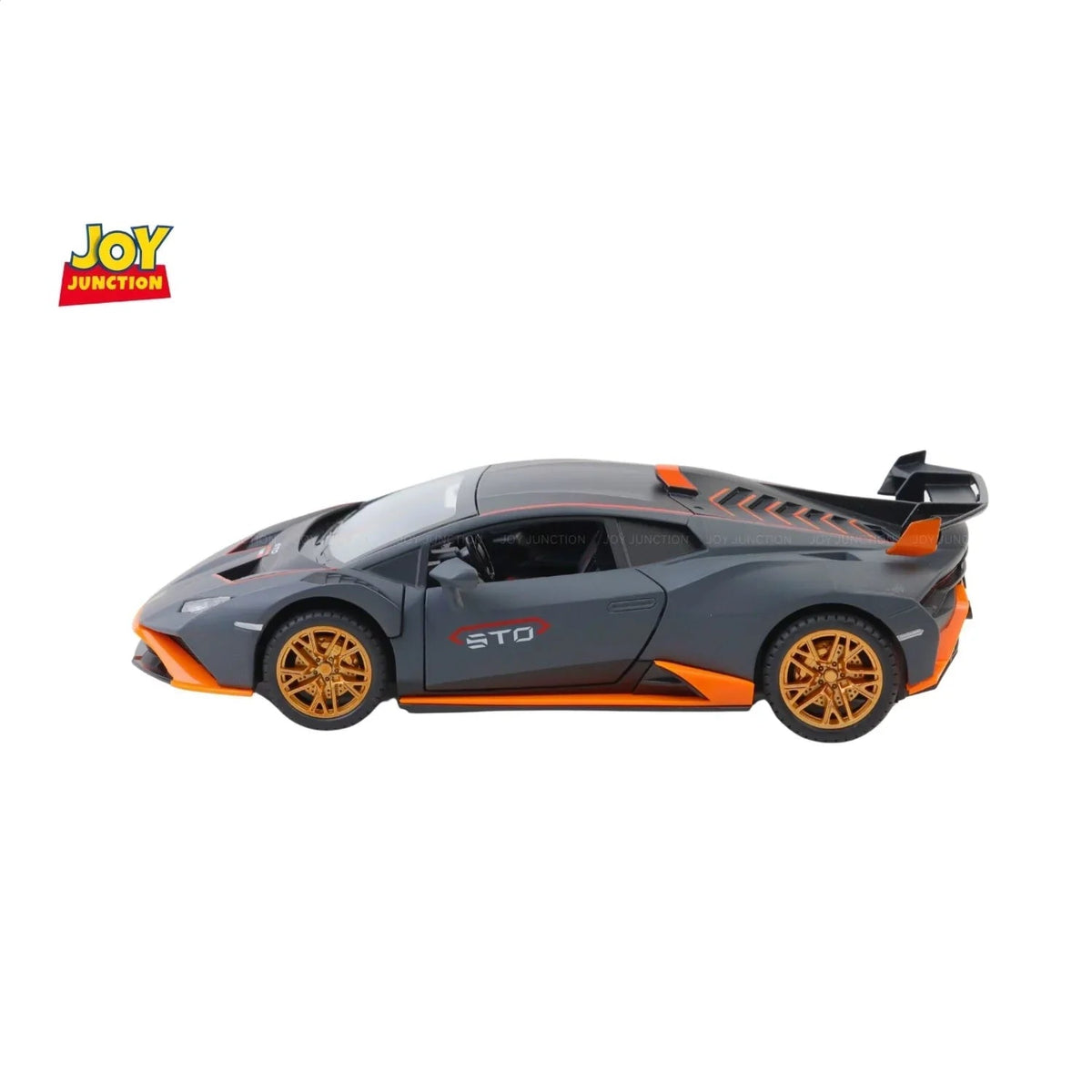 Lamborghini Hurracan STO - Light, Sound with Openable Doors, 1:24 Scale (Gray) — image 2