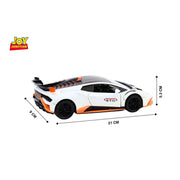 Lamborghini Hurracan STO - Light, Sound with Openable Doors, 1:24 Scale (White) — image 3