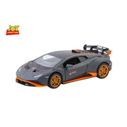 Lamborghini Hurracan STO - Light, Sound with Openable Doors, 1:24 Scale (Gray) — image 1