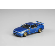 *HKTCS 2026* Nissan Skyline GT-R R34 Customized Bayside Blue (Limited to 399pcs), 1:64 Scale — image 1