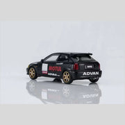 Honda Civic TYPE R (EK9) No Good Racing Motul Magnetic Engine Hood-Removable (Matt Black with Yellow Head Lights), 1:64 Scale — image 2