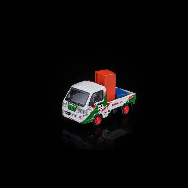 *PRE-ORDER* Honda ACTY 4WD Customized Green & White Livery with Accessorries, 1:64 Scale — image 1