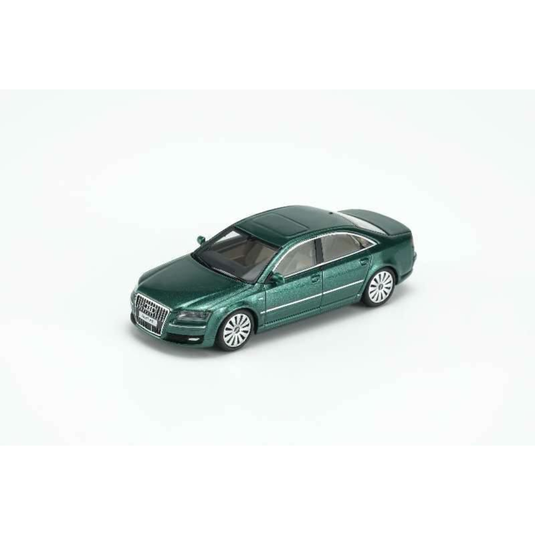 *PRE-ORDER* Audi A8 (D3) 2008, 1:64 Scale (Emerald Jade Metallic) — image 1