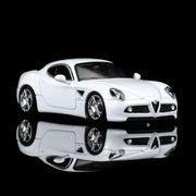 *PRE-ORDER* Alfa Romeo 8C Competizione 2008 Bianco Polare, 1:64 Scale — image 1