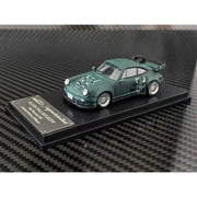 *PRE-ORDER* Porsche diecast RWB 930 GT Wing (Hanna Mask Borisov Mask), 1:64 Scale (Green) — image 1