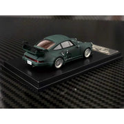 *PRE-ORDER* Porsche diecast RWB 930 GT Wing (Hanna Mask Borisov Mask), 1:64 Scale (Green) — image 2