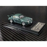 *PRE-ORDER* Porsche diecast RWB 930 GT Wing (Hanna Mask Borisov Mask), 1:64 Scale (Green) — image 4
