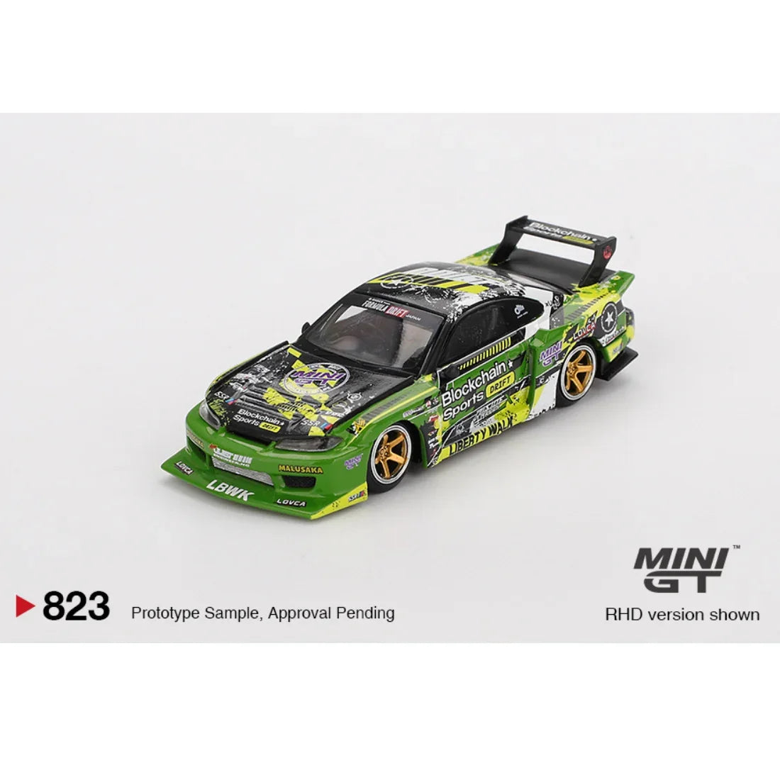 Nissan LB-Super Silhouette S15 SILVIA #555 V2 2024 Formula Drift Japan, 1:64 Scale — image 1