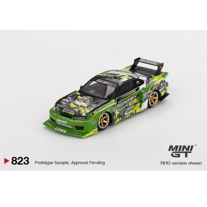 Nissan LB-Super Silhouette S15 SILVIA #555 V2 2024 Formula Drift Japan, 1:64 Scale — image 1
