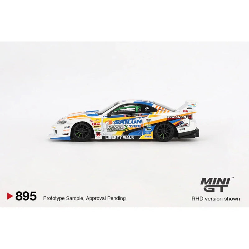 Nissan LB-Super Silhouette S15 SILVIA #555 2023 Formula Drift Japan, 1:64 Scale — image 2