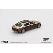 Mercedes-Maybach S 680 Gold / Dark Red Metallic, 1:64 Scale — image 4
