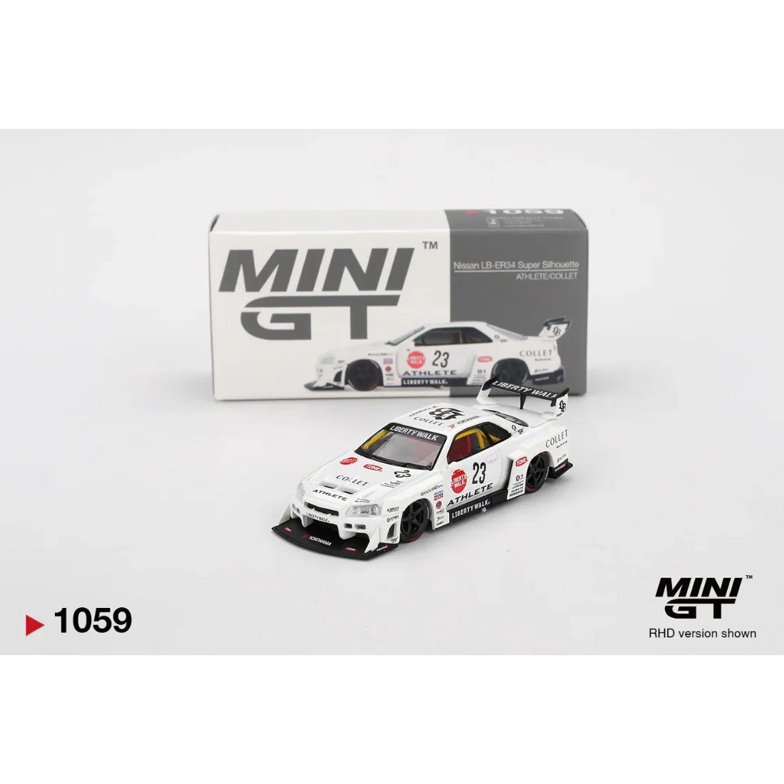 Nissan LB-ER34 Super Silhouette ATHLETE/COLLET, 1:64 Scale — image 1