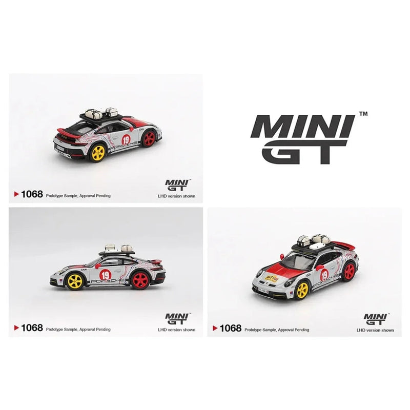 Porsche diecast911 Dakar “Mr. Darkar”, 1:64 Scale (Silver) — image 1