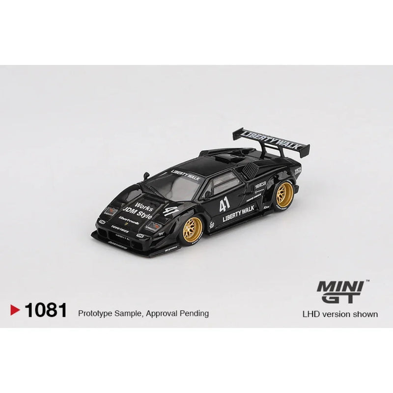 Lamborghini Countach LB-WORKS, 1:64 Scale (Black) — image 2