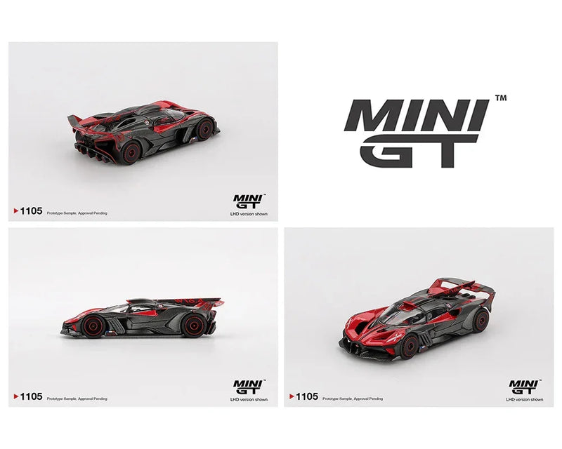 Bugatti Bolide, 1:64 Scale (Red) — image 2