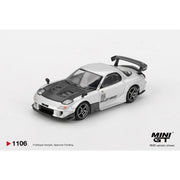 Mazda RX-7 RE-Amemiya , 1:64 Scale (Silver Metallic) — image 1