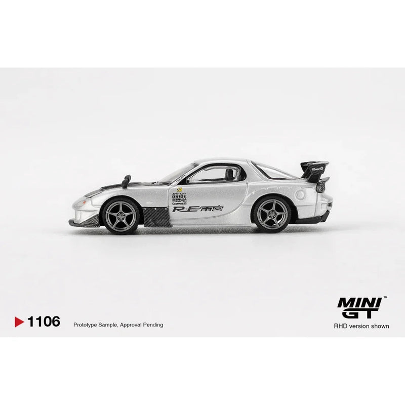 Mazda RX-7 RE-Amemiya , 1:64 Scale (Silver Metallic) — image 2