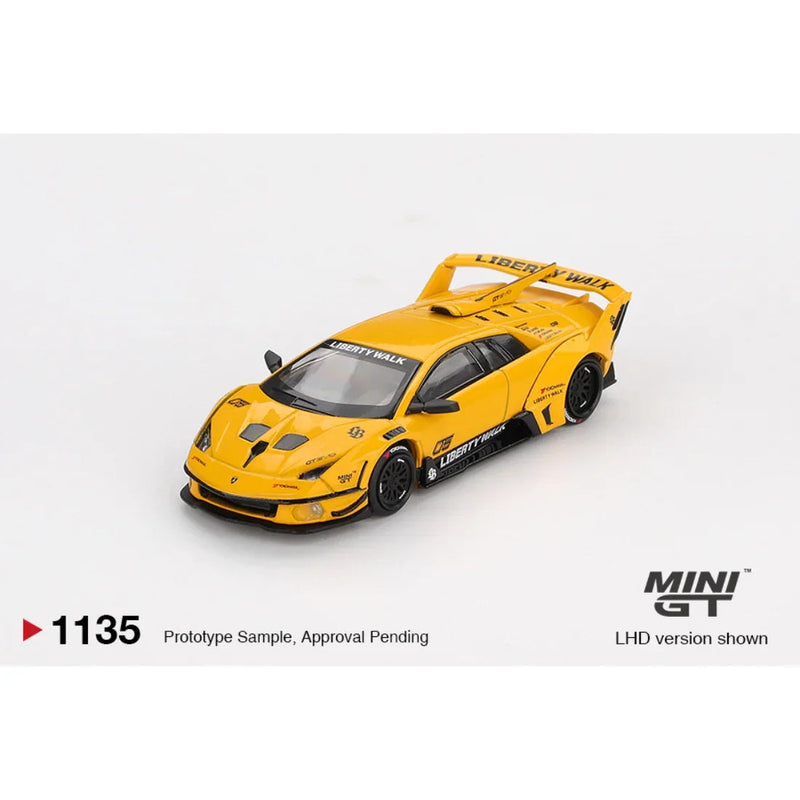 Lamborghini LB-Silhouette Works Murcielago GT EVO, 1:64 Scale (Yellow) — image 1