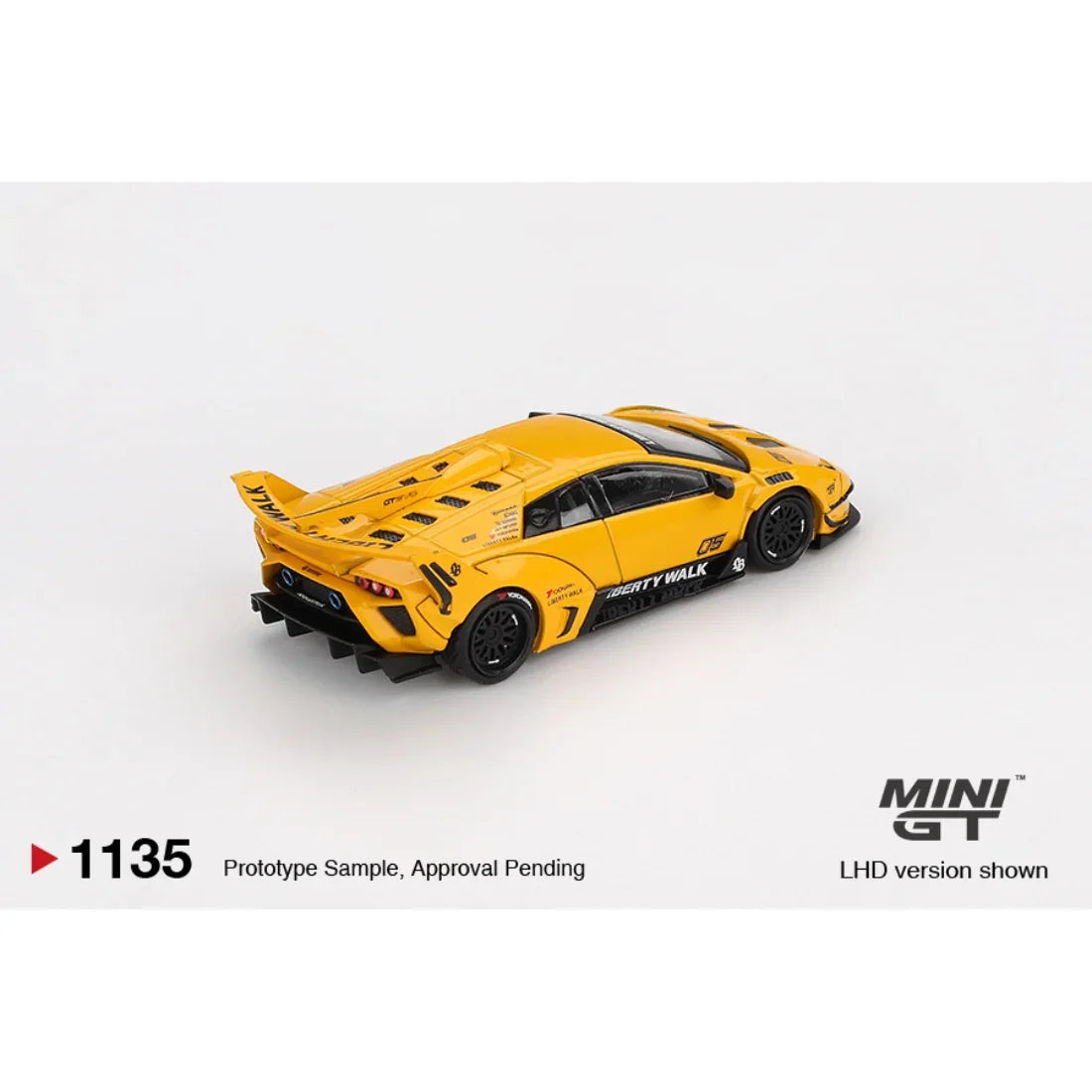 Lamborghini LB-Silhouette Works Murcielago GT EVO, 1:64 Scale (Yellow) — image 3