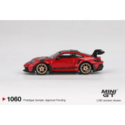 Porsche diecast 911 (992) GT3 RS, 1:64 Scale (Guards Red) — image 2