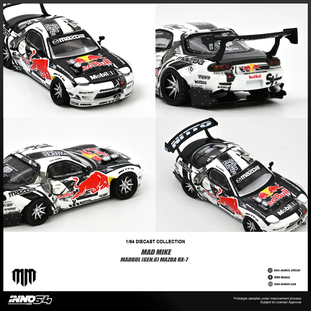 *PRE-ORDER* " Mazda RX-7 MAD MIKE "MADBUL Gen6", 1:64 Scale — image 5