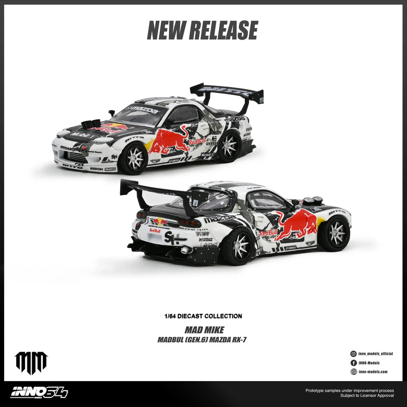 *PRE-ORDER* " Mazda RX-7 MAD MIKE "MADBUL Gen6", 1:64 Scale — image 1