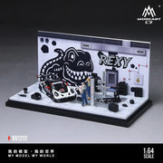 *PRE-ORDER* Bone Dragon Painting Maintenance Room Diorama, 1:64 Scale — image 1
