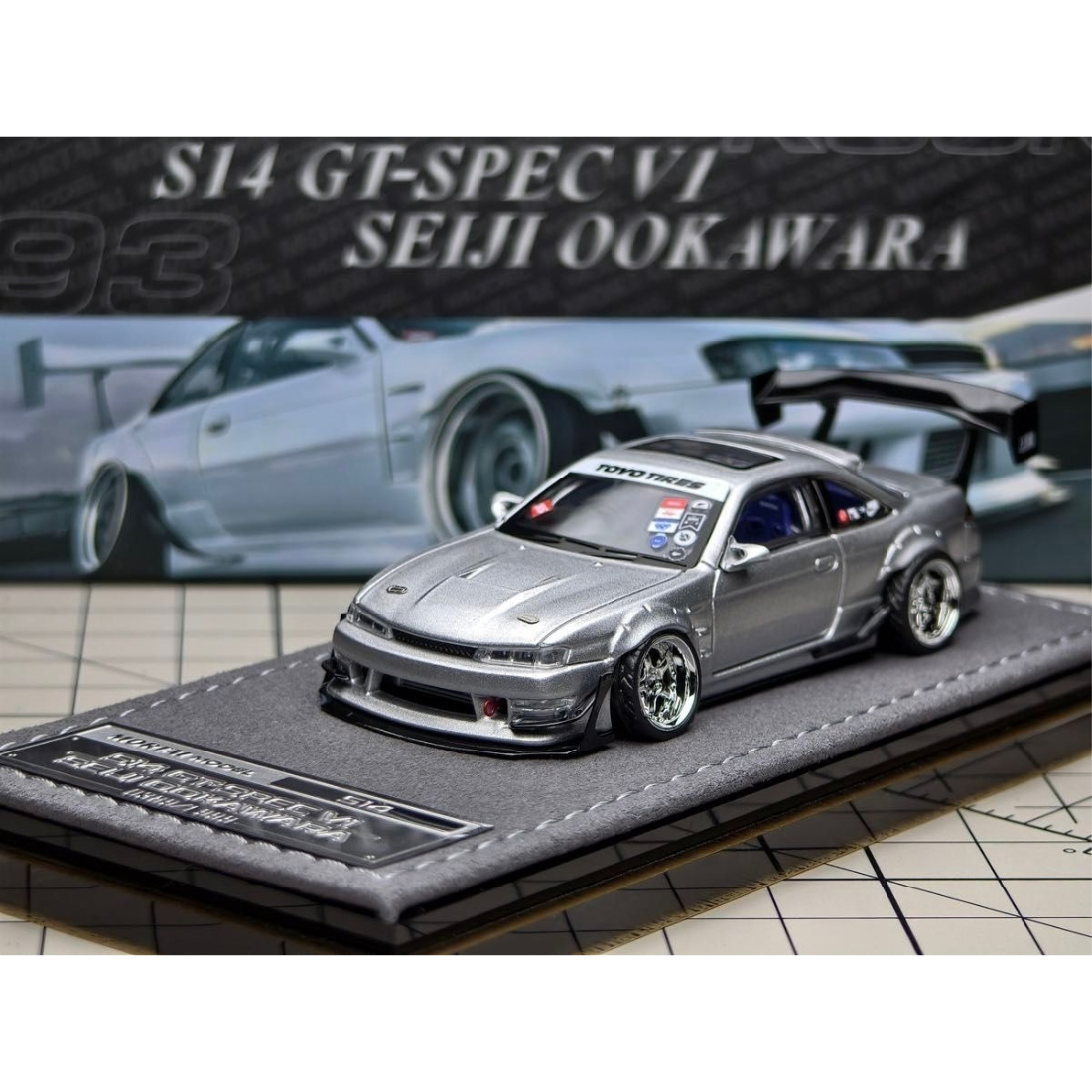 S14 GT-Spec V1 Seiji Ookawara, 1:64 Scale — image 1