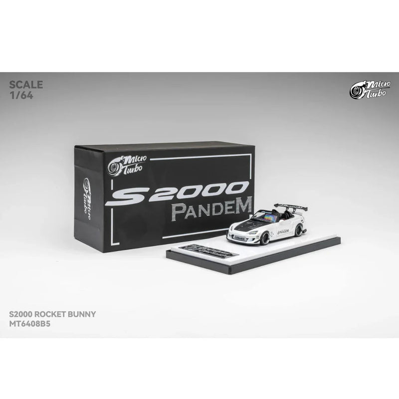 *PRE-ORDER* Custom Honda S2000 RB, 1:64 Scale (Metallic White) — image 2